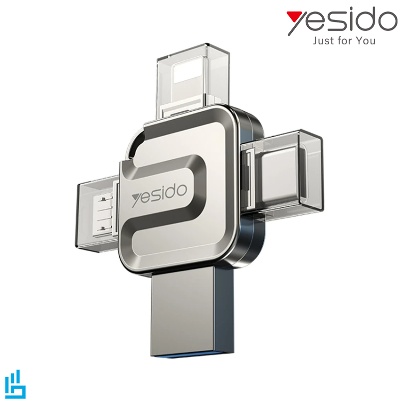 فلش مموری با سری تایپ سی ، میکرو، لایتنینگ و USB یسیدو YESIDO FL15