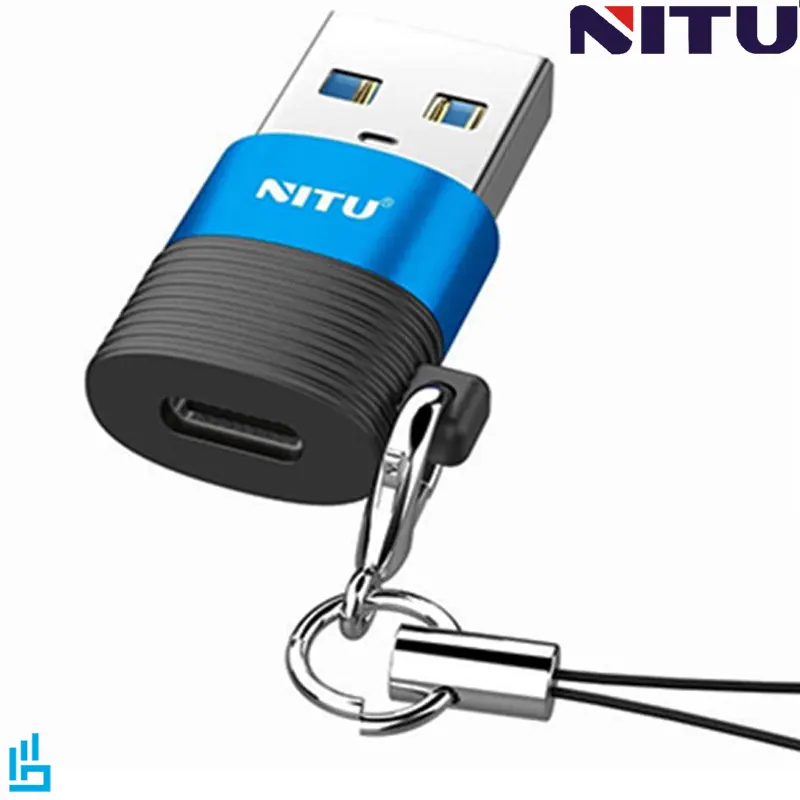 تبدیل OTG تایپ سی type-c به USB نیتو مدلNITU NN35 