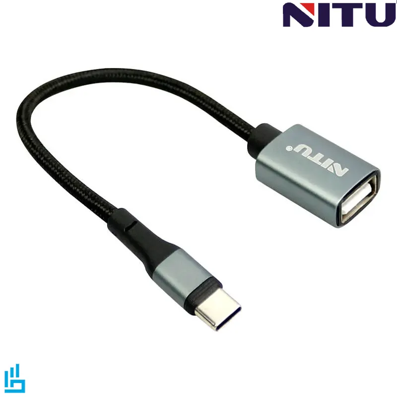 تبدیل OTG تایپ سی type-c به USB نیتو مدل NITU CN18 