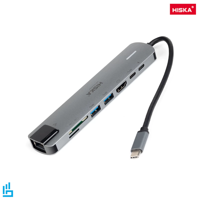 هاب 8 پورت USB-C هیسکا مدل HR-51 | اکسلنت کالا