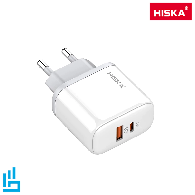 شارژر دیواری هیسکا مدل H-108 به همراه کابل USB-C | اکسلنت کالا