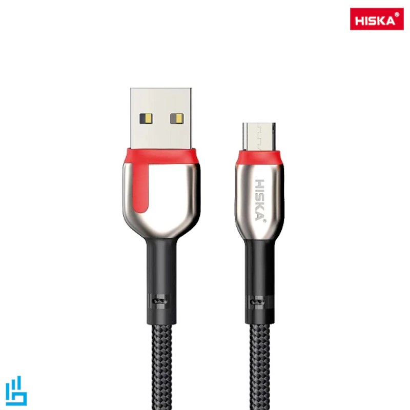 کابل تبدیل (اندرویدی) میکرو MicroUSB LX-841AM هیسکا HISKA طول 1.2 متری | اکسلنت کالا