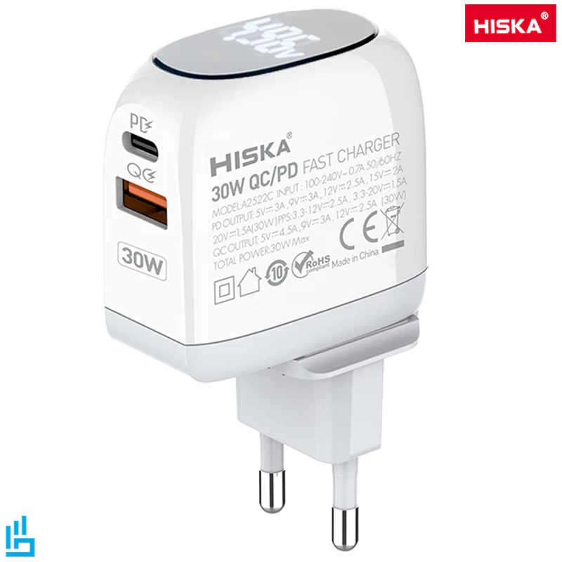 شارژر دیواری هیسکا H115PD HISKA | اکسلنت کالا