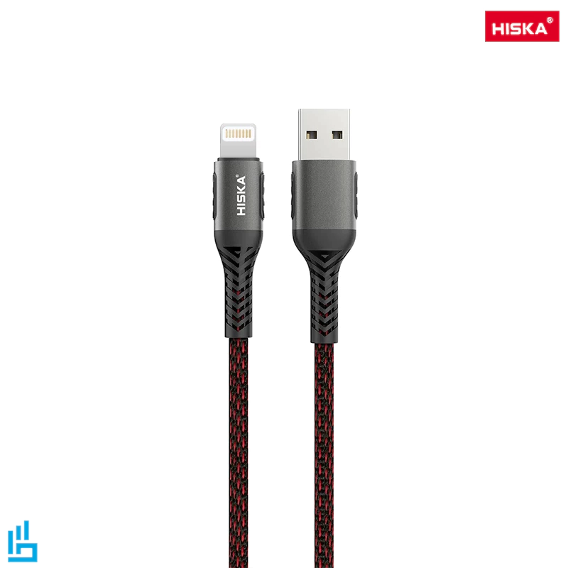 کابل تبدیل لایتنینگ (آیفونی) LIGHTNING LX-404 هیسکا HISKA طول 1 متری | اکسلنت کالا