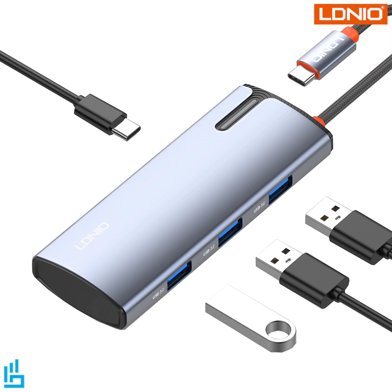 هاب USB چندکاره الدینیو مدل DS15U | اکسلنت کالا