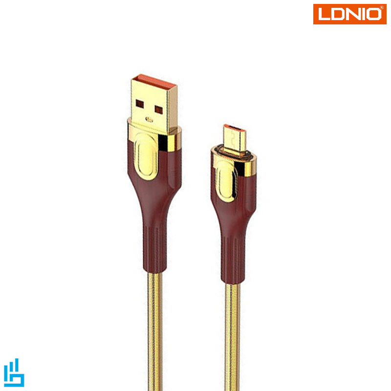 کابل تبدیل (اندرویدی) میکرو LS682 الدینیو LDNIO طول 2 متر | اکسلنت کالا