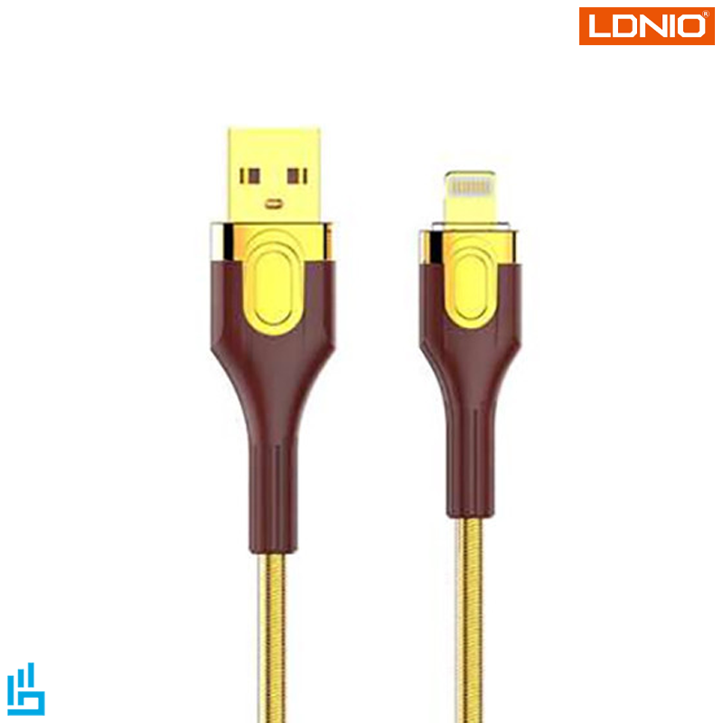 کابل تبدیل (آیفونی) لایتنینگ LS682 الدینیو LDNIO | اکسلنت کالا