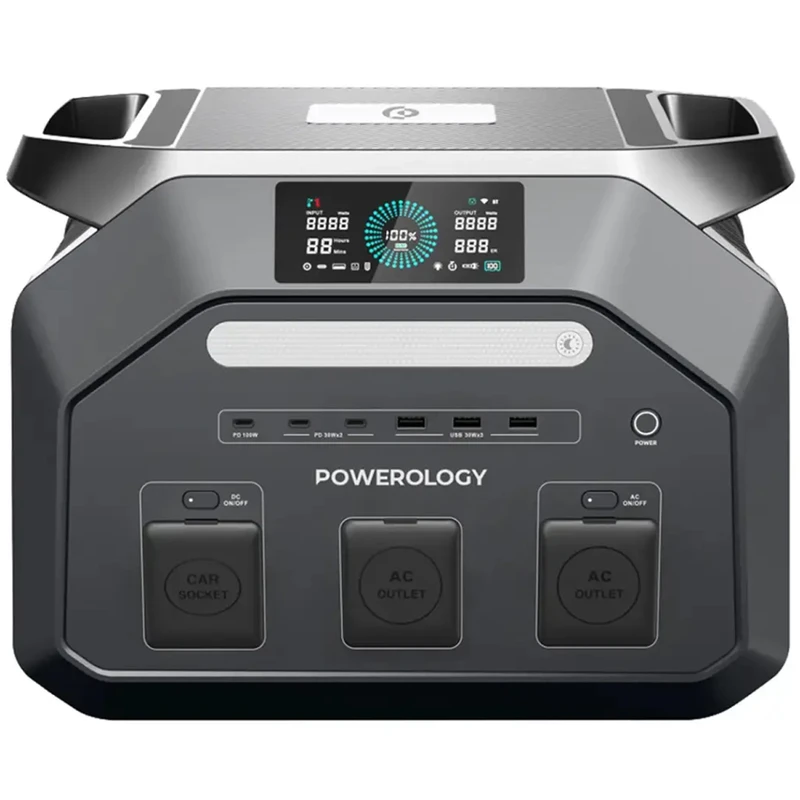 پاوراستیشن 1800 وات پاورولوژی ظرفیت 1024 وات ساعت Powerology PWP1800WBK