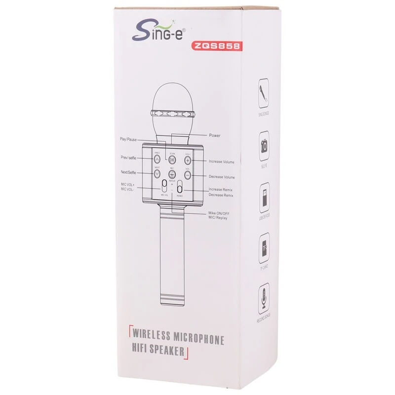 میکروفون اسپیکر سینگ ای ZQS858 Sing-E