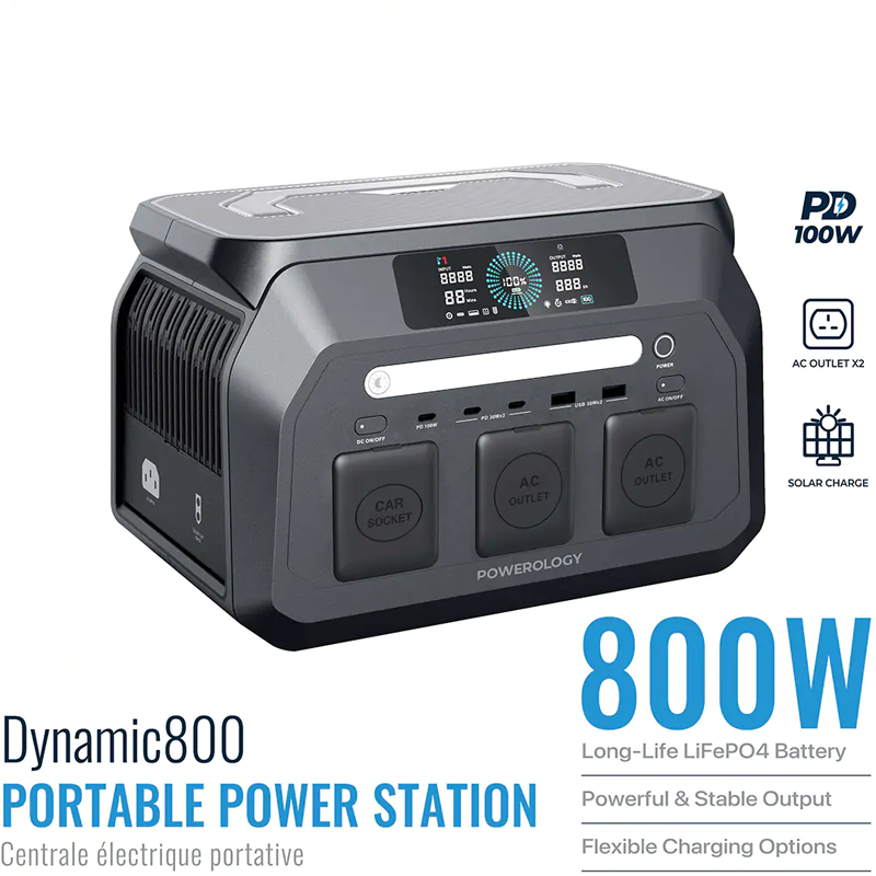 پاوراستیشن 800 وات 20000 میلی آمپر ساعت 25.6 ولت پاورولوژی Powerology PWP800WBK