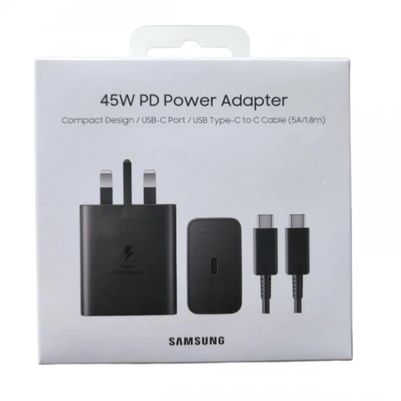 آداپتور شارژر سامسونگ سه پین 45 وات Samsung
