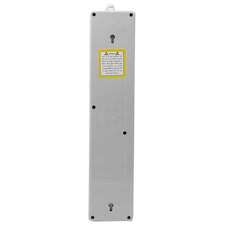 چند راهی 5+1 خانه فیوز دار پارت الکتریک PE2162 با کابل 5 متری part electric