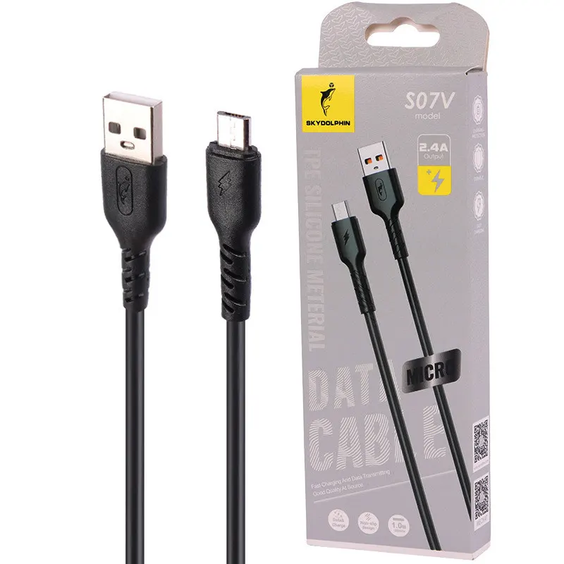 کابل شارژ اسکای دلفین اندرویدی میکرو S07V Micro