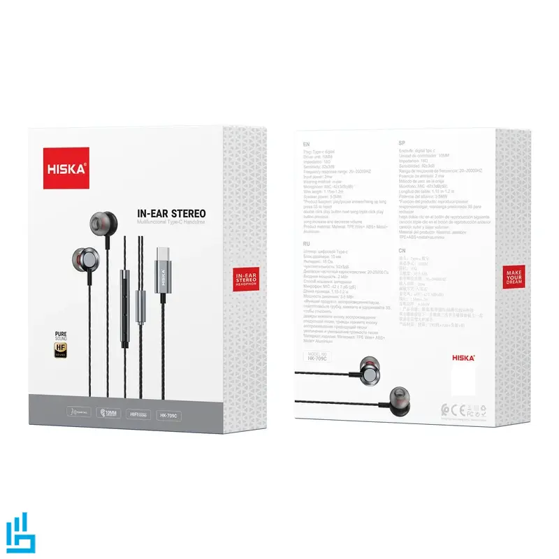هندزفری سیمی هیسکا Hiska HK709