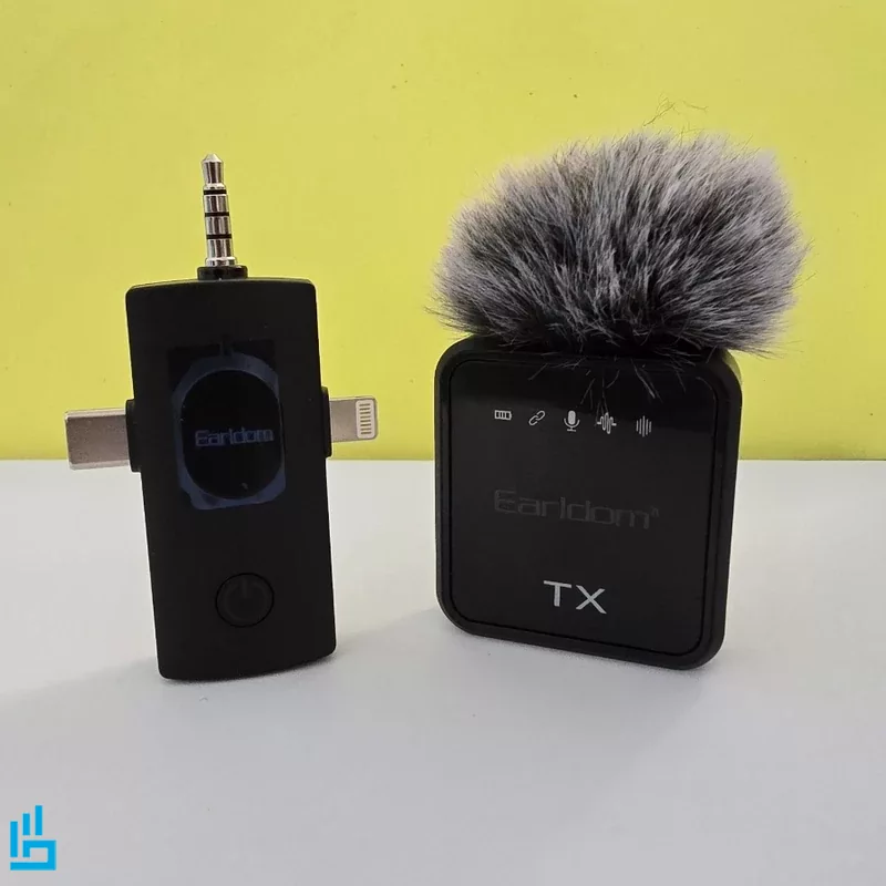 میکروفون یقه ای بی سیم ارلدام EARLDOM MC12 Type-C/Lightning/3.5mm