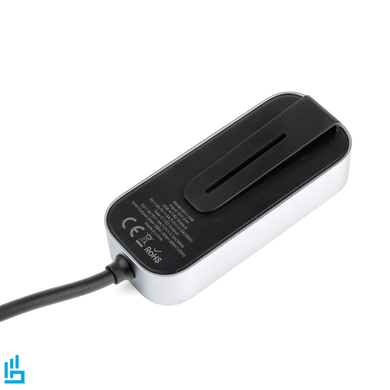 شارژر فندکی کابل دار فست شارژ هیسکا HISKA HCC328