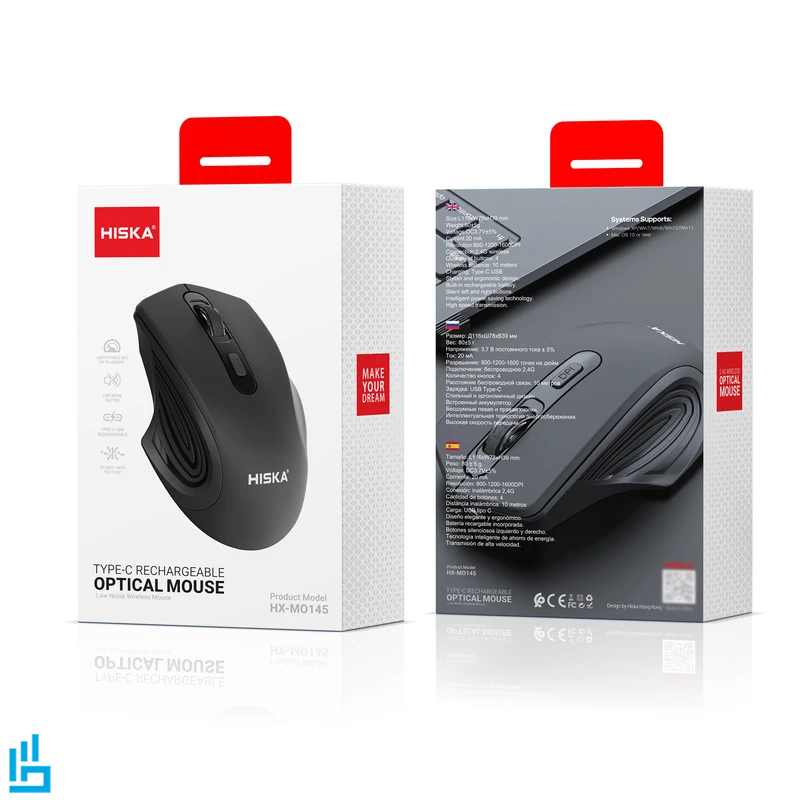 موس وایرلس بلوتوثی هیسکا HISKA MO145