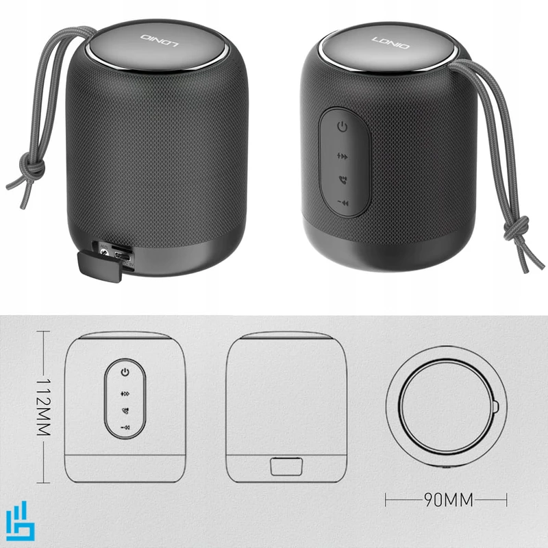 اسپیکر بلوتوثی قابل حمل الدینیو LDNIO BTS12
