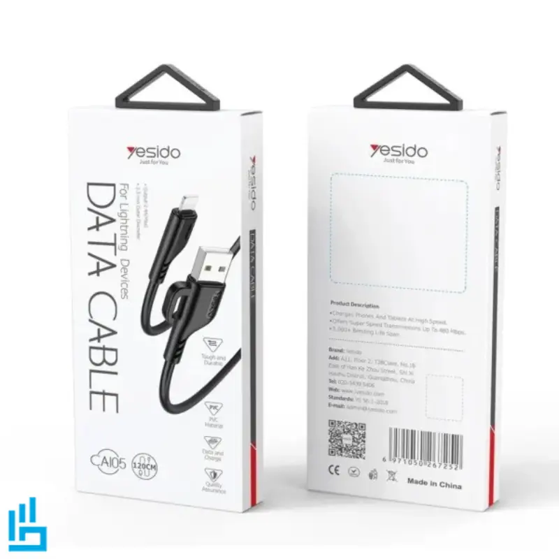 کابل تبدیل شارژ لایتینگ آیفونی یسیدو YESIDO CA105 Lightning