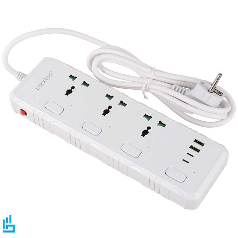چندراهی برق USB دار ارلدام EARLDOM SC10