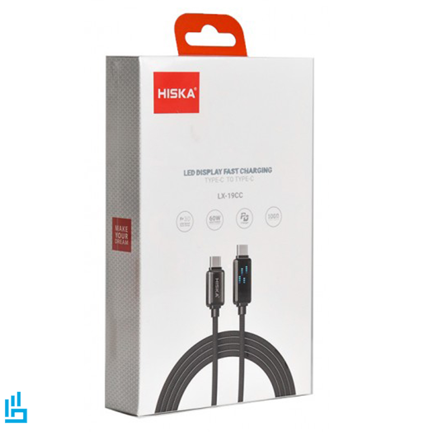 کابل شارژ تایپ سی Type-C به تایپ سی Type-C هیسکا HISKA LX19