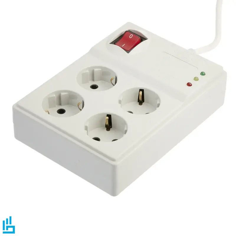 چندراهی برق و محافظ صوتی و تصویری کابل 5 متری پارت الکتریک PE773
