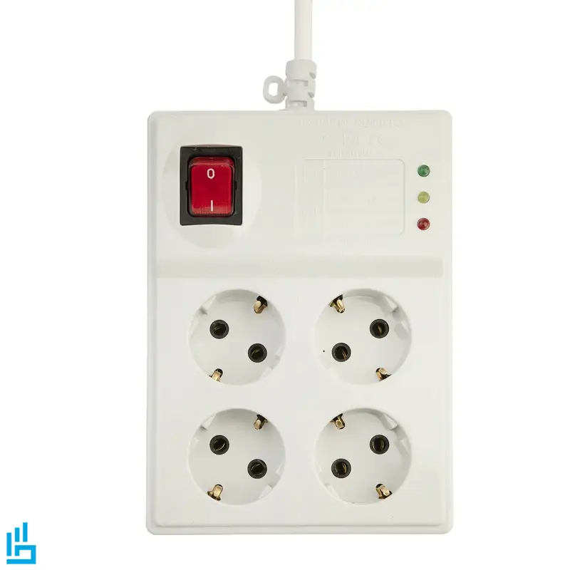 چندراهی برق و محافظ صوتی و تصویری کابل 5 متری پارت الکتریک PE773