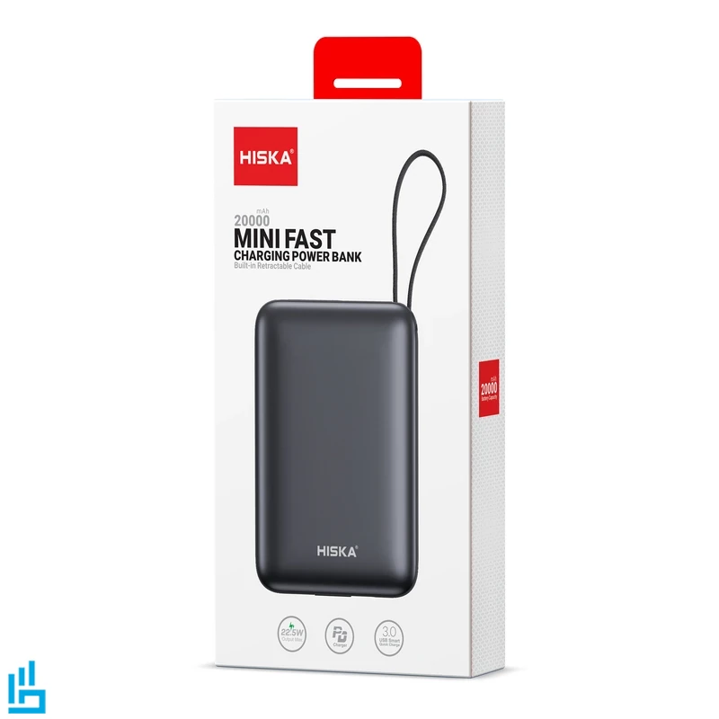 پاوربانک 20 هزار میلی آمپر هیسکا HISKA HP224 PD
