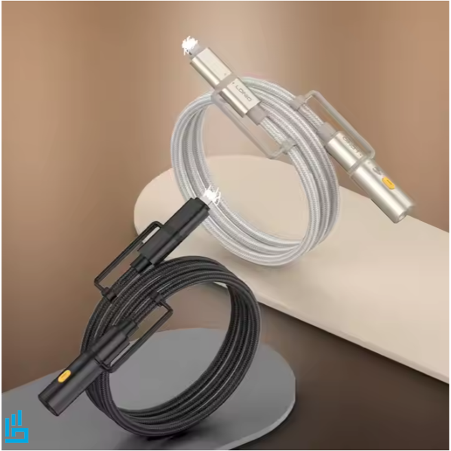 کابل شارژ چندکاره الدینیو LDNIO LC20 طول 1.2 متر