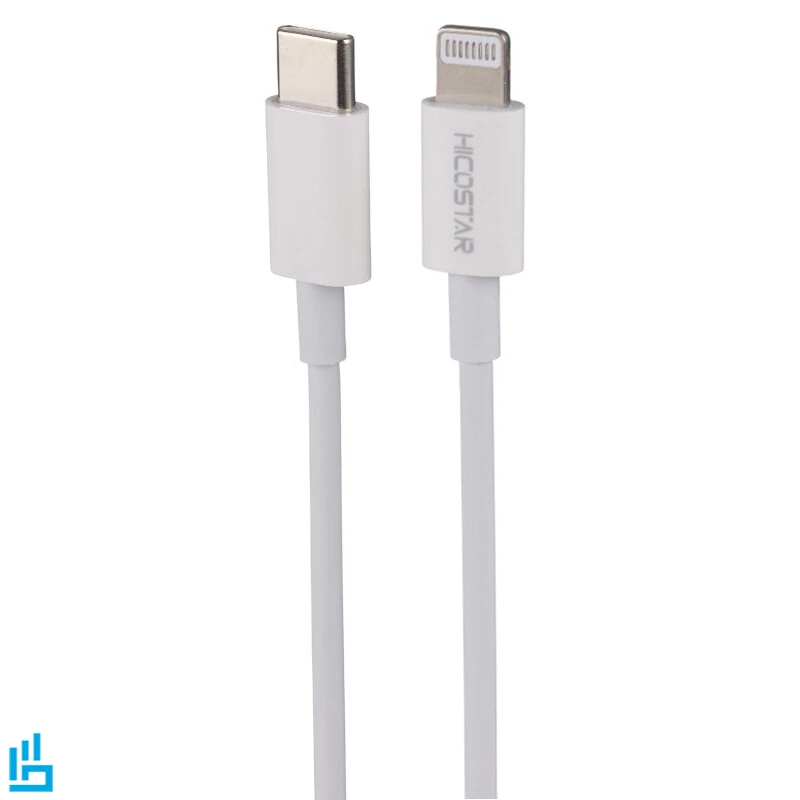 کابل شارژ تایپ سی TYPEC به لایتنینگ آیفونی LIGHTNING هایکو استار HICOSTAR HS 66 طول 1 متر