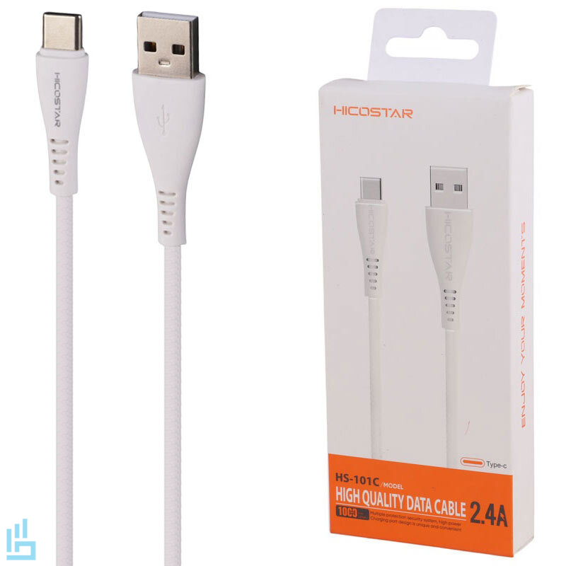 کابل شارژ تایپ سی TYPEC هایکو استار HICOSTAR HS101 طول 1 متر