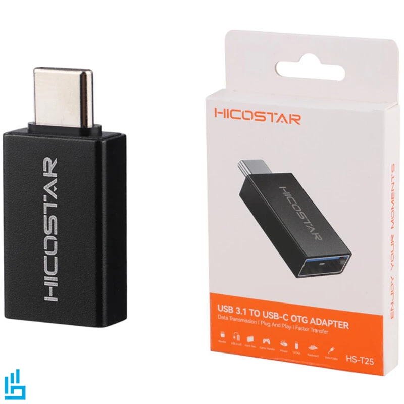 تبدیل OTG USB به تایپ سی هایکو استار HICOSTAR HS T25