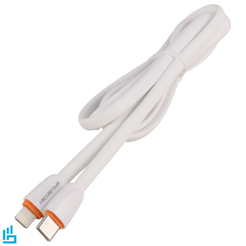 کابل تبدیل شارژ تایپ سی به لایتنینگ آیفونی هایکو استار HICOSTAR HS130 طول 1 متر