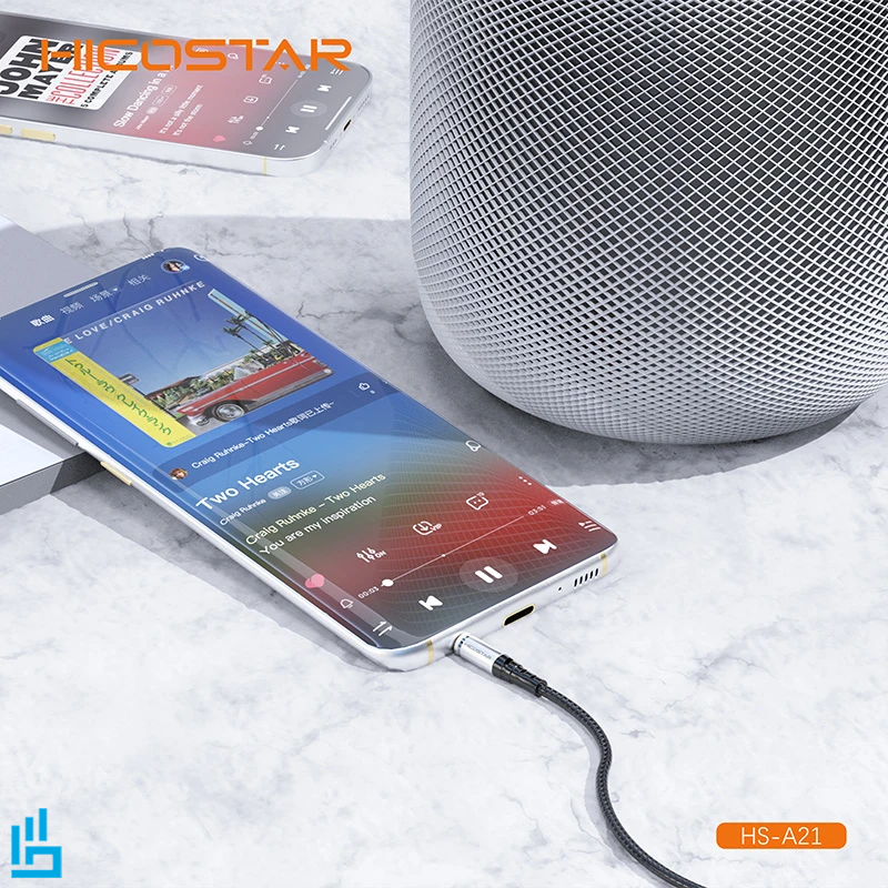 کابل AUX هایکو استار HICOSTAR HS A21 طول ۱ متر