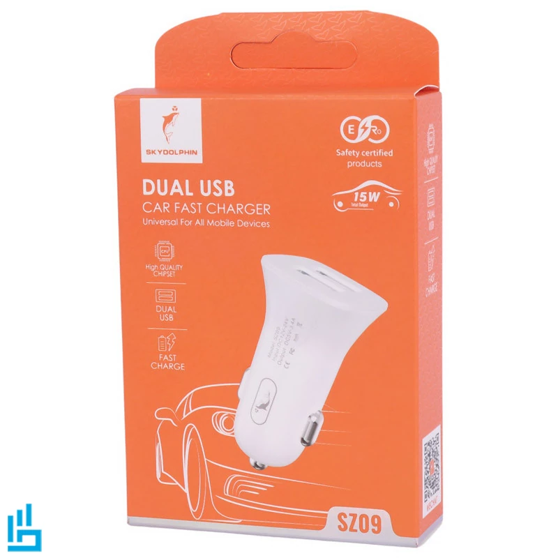 شارژر فندکی 12 وات اسکای دلفین SKY DOLPHIN SZ09
