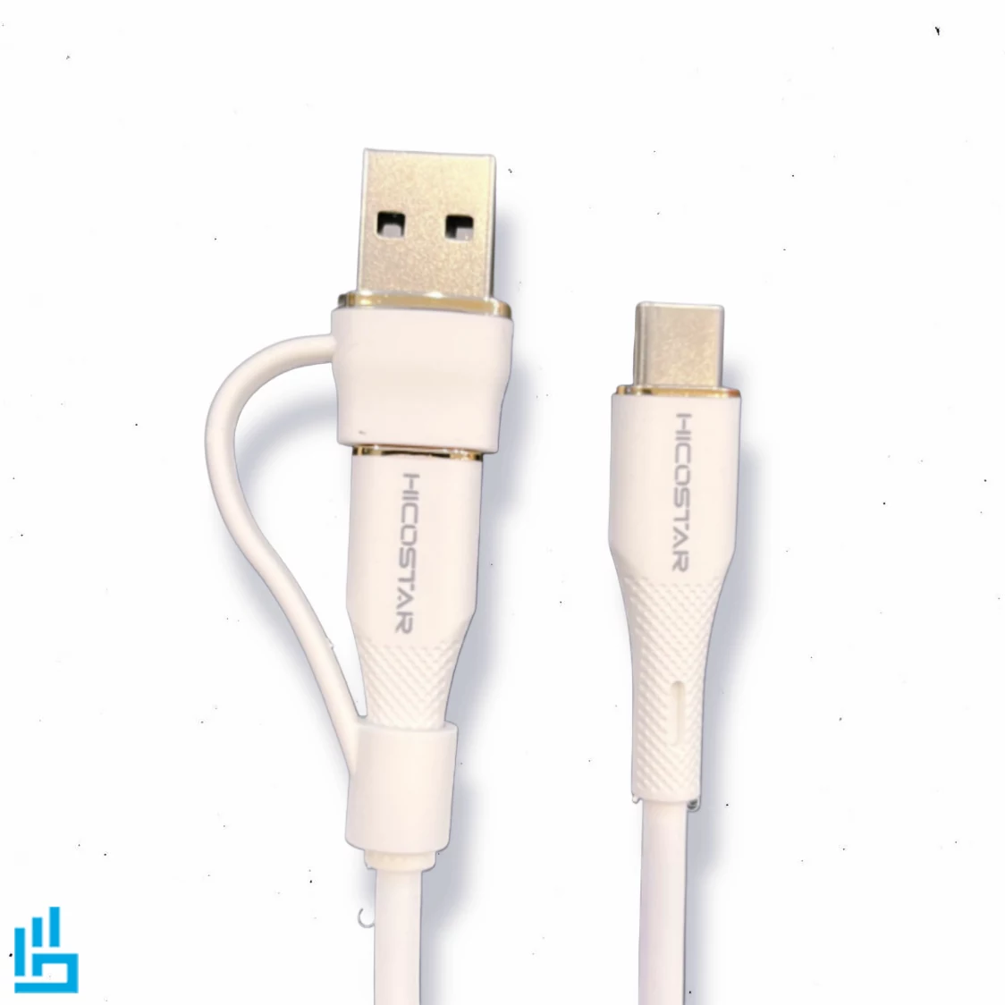 کابل تبدیل شارژ چندکاره هایکو استار HICOSTAR HS191 4IN1 طول 1 متر