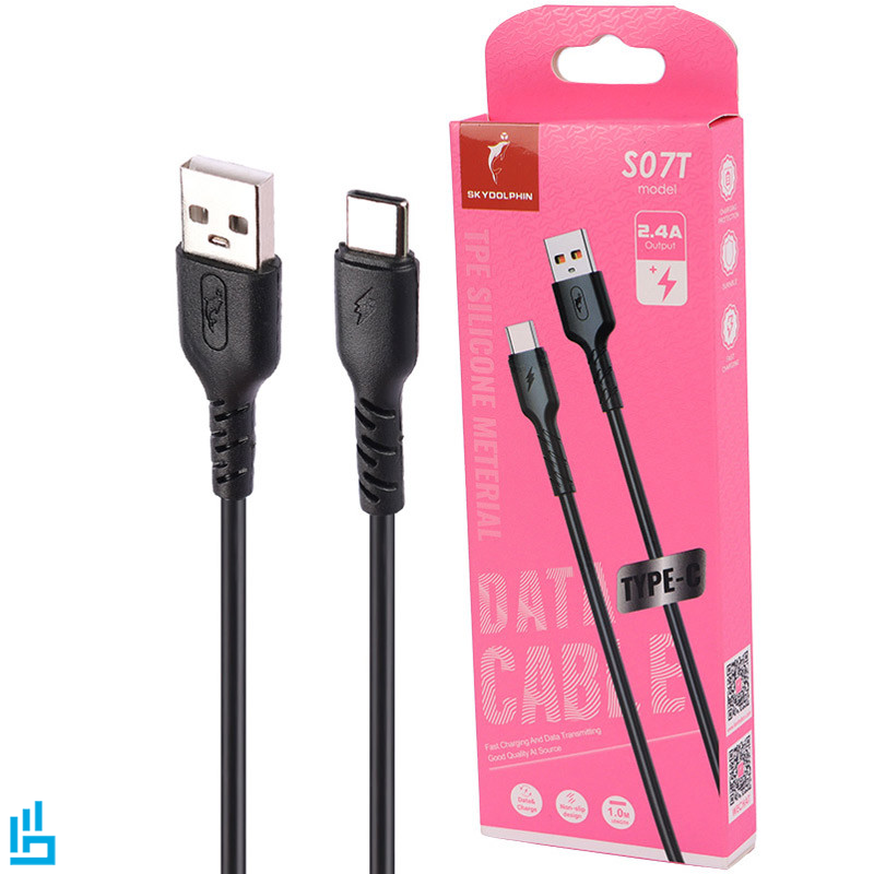 کابل شارژ تایپ سی اسکای دلفین SKY DOLPHIN S07T طول 1 متر