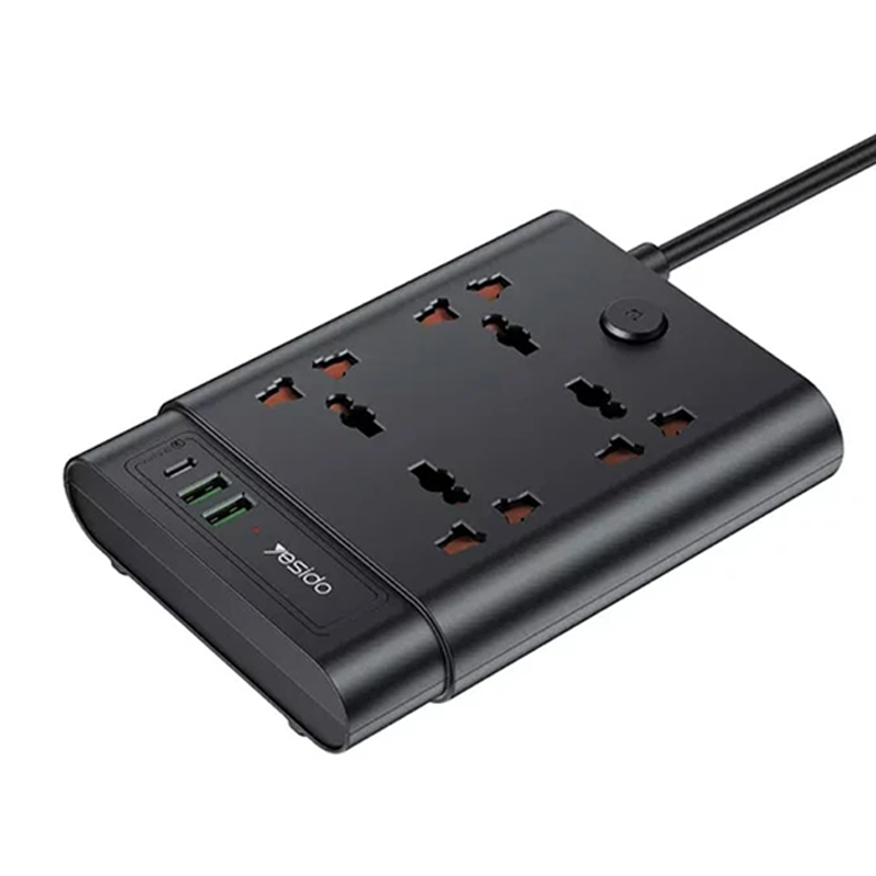 چند راهی برق  USB دار Yesido مدل MC11 با کابل 1.8 متری