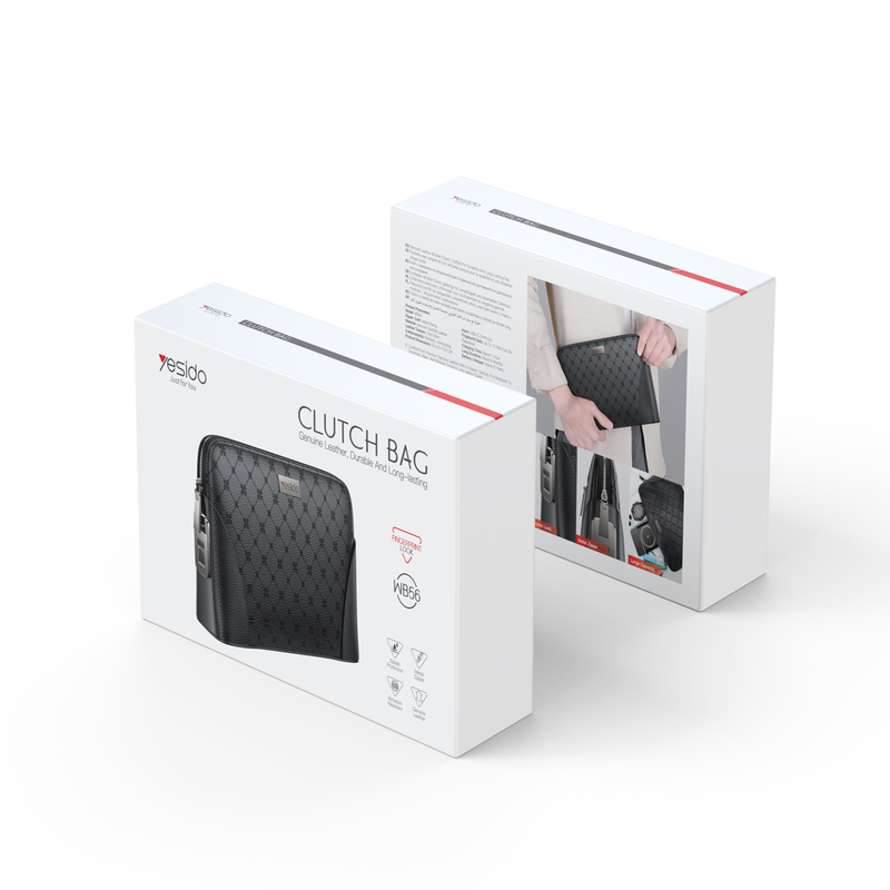 کیف دستی Yesido قفل اثر انگشتی WB56 یسیدو Fingerprint lock