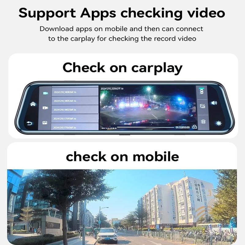 مانیتور و دوربین ثبت وقایع (دش کم) Dash CAM Yesido مدل KM24