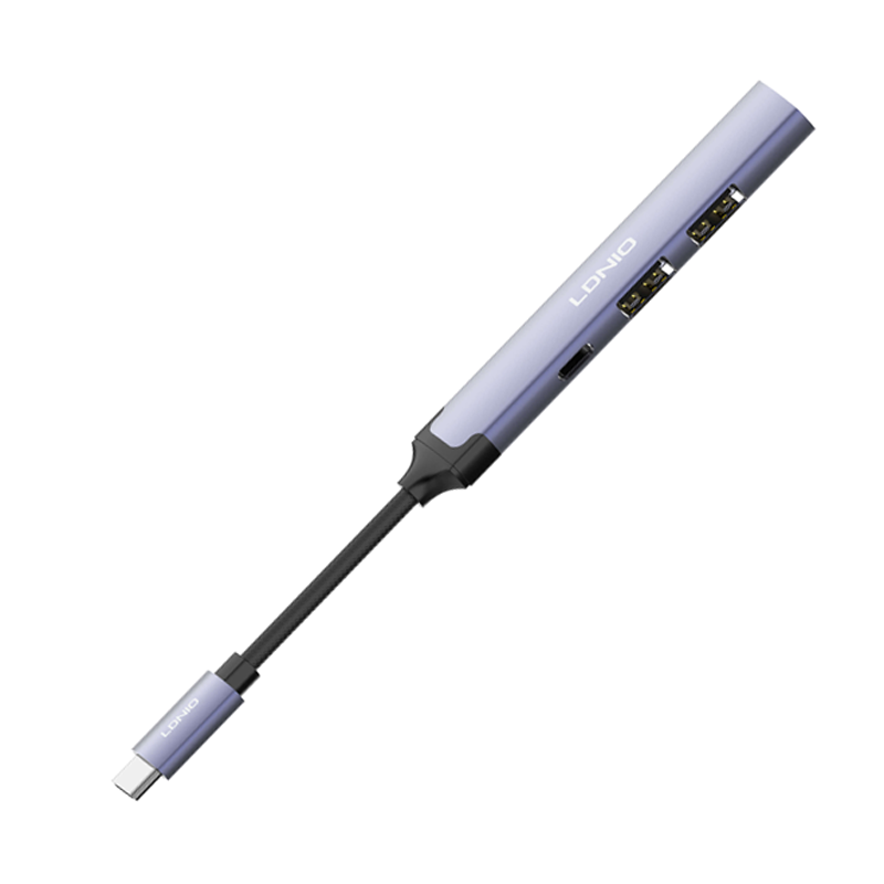هاب USB الدینیو تایپ سی LDNIO مدل DS34C