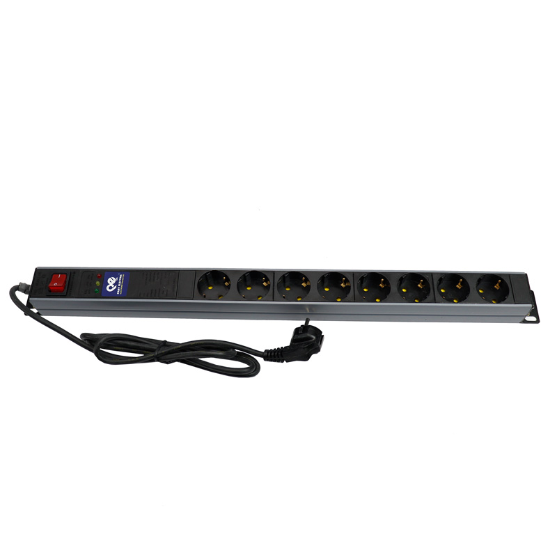 محافظ 8 خانه با کابل 1/8 پارت الکتریک مدلRACKMOUNT PE5144