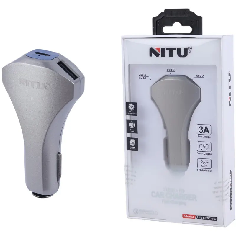 شارژر فندکی نیتو nitu CC15