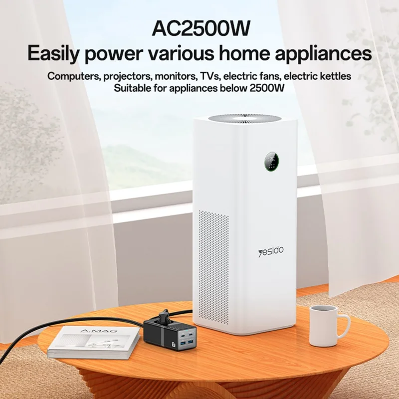 هاب شارژ تک پریز یسیدو YESIDO 65W مدل MC36