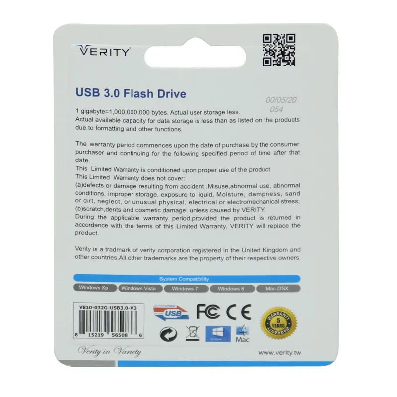فلش مموری 32 گیگ فلزی وریتی VERITY V810