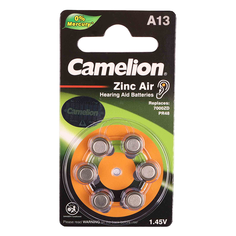 باتری سمعک کملیون سایز 13 camelion